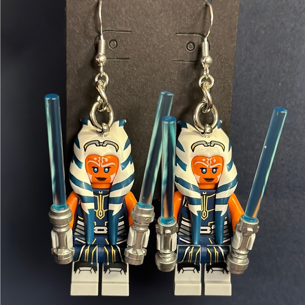 Ahsoka minifig earrings